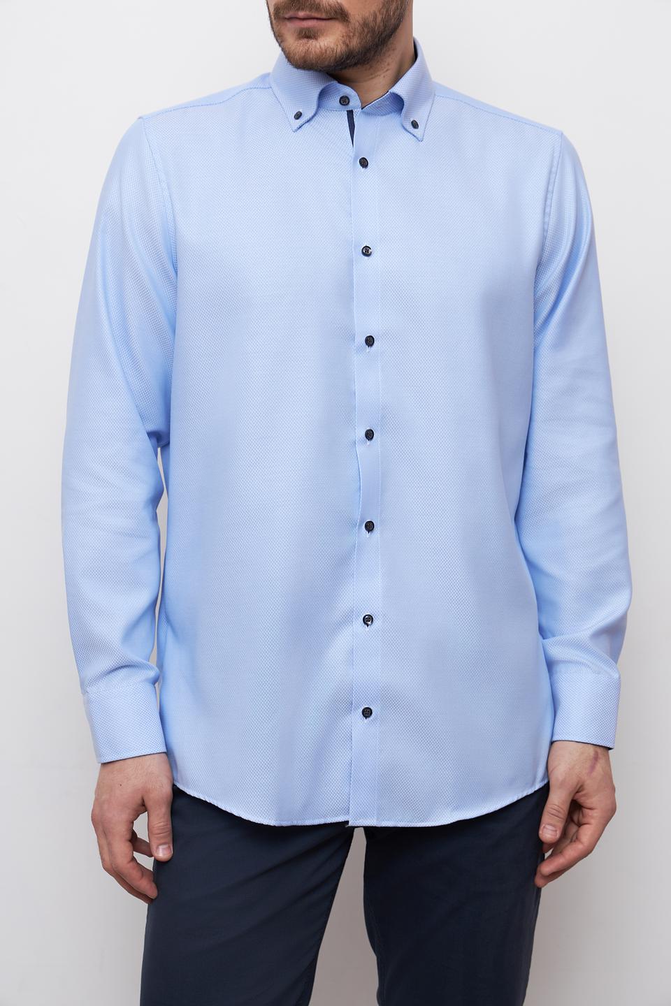 Рубашка Venti голубая приталенная
