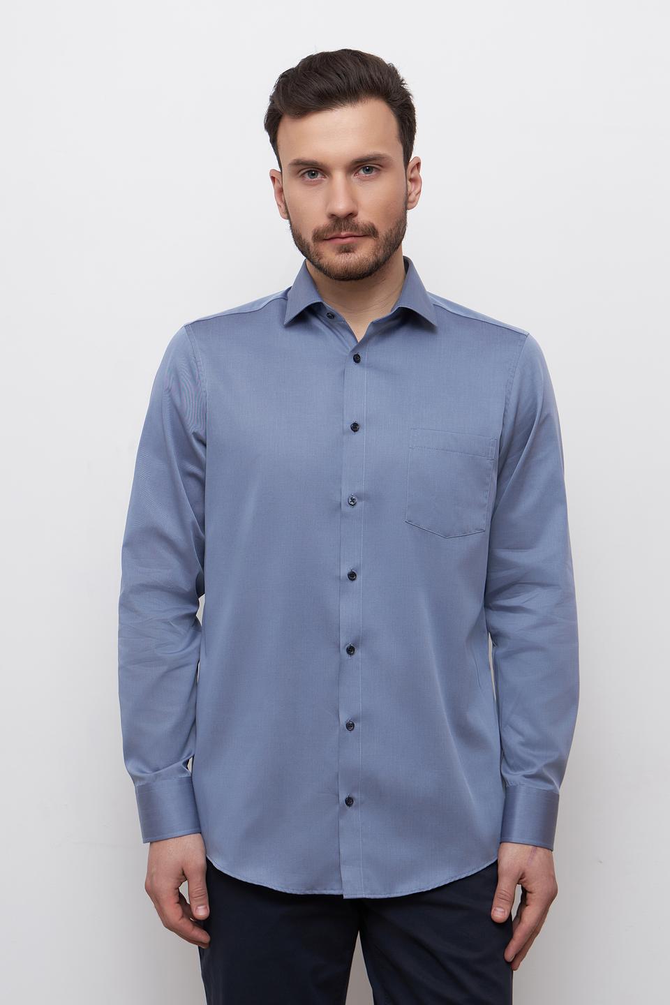 Рубашка Venti голубая приталенная
