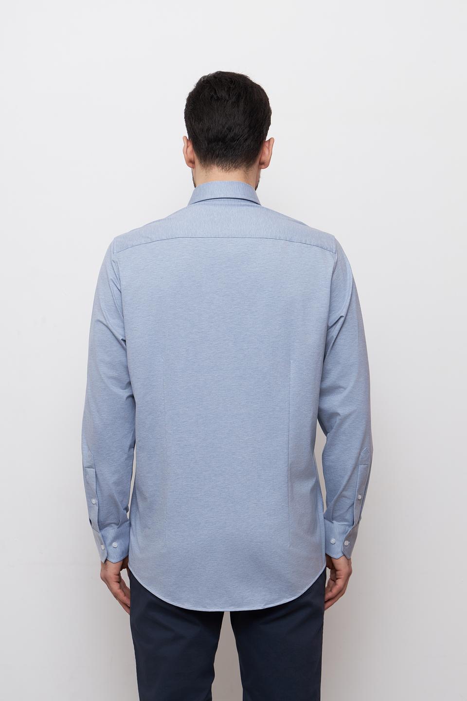 Рубашка Venti голубая приталенная