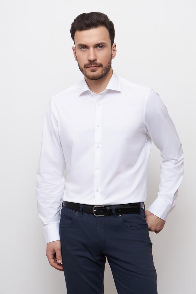 Рубашка Venti Slim Fit белая