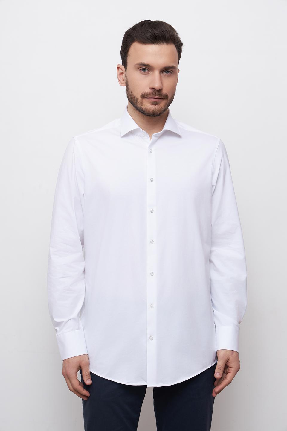 Рубашка Venti Slim Fit белая