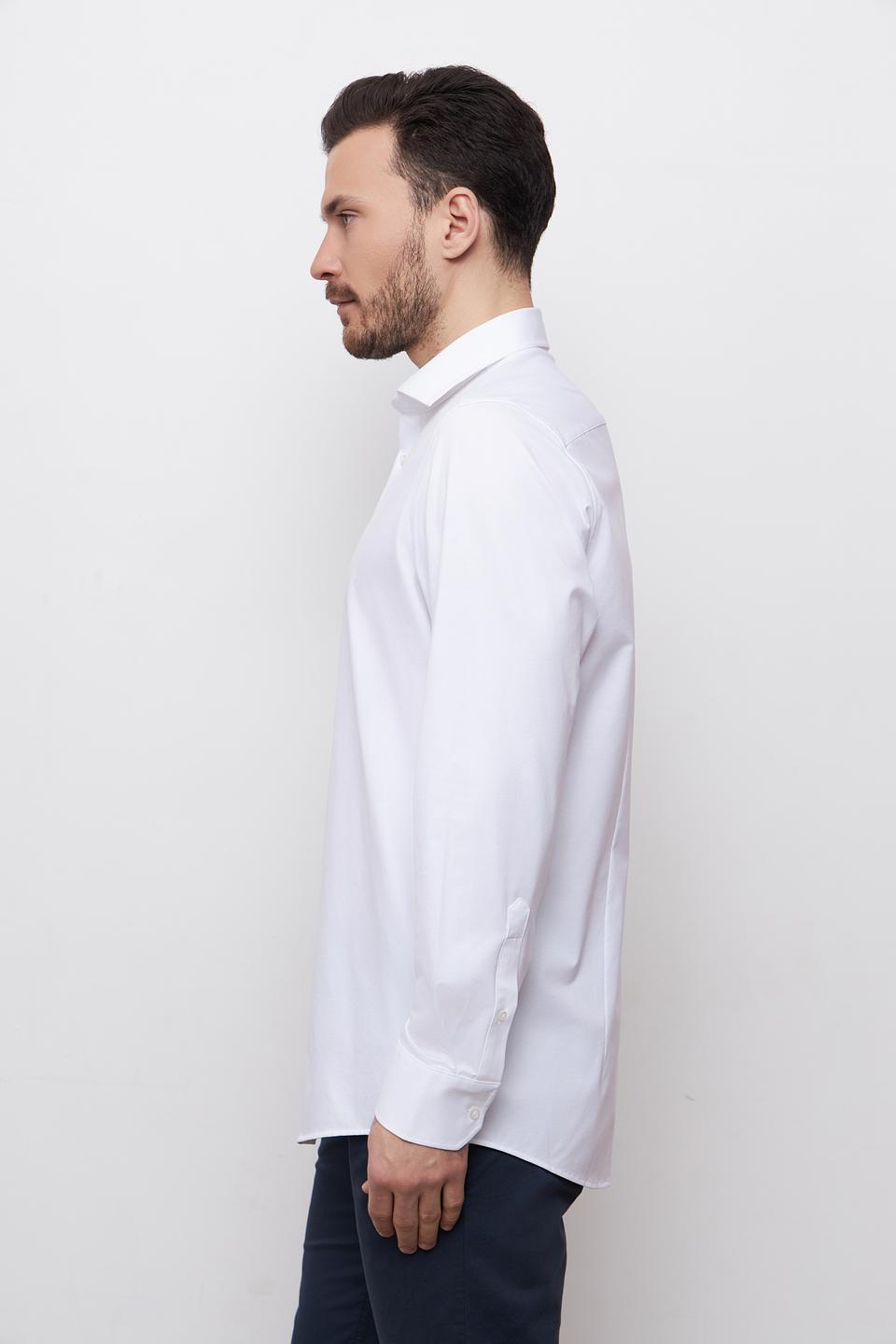 Рубашка Venti Slim Fit белая