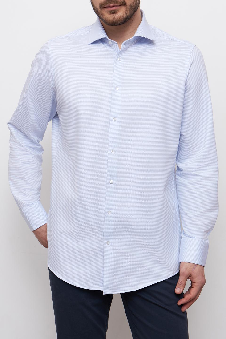 Рубашка Venti голубая приталенная