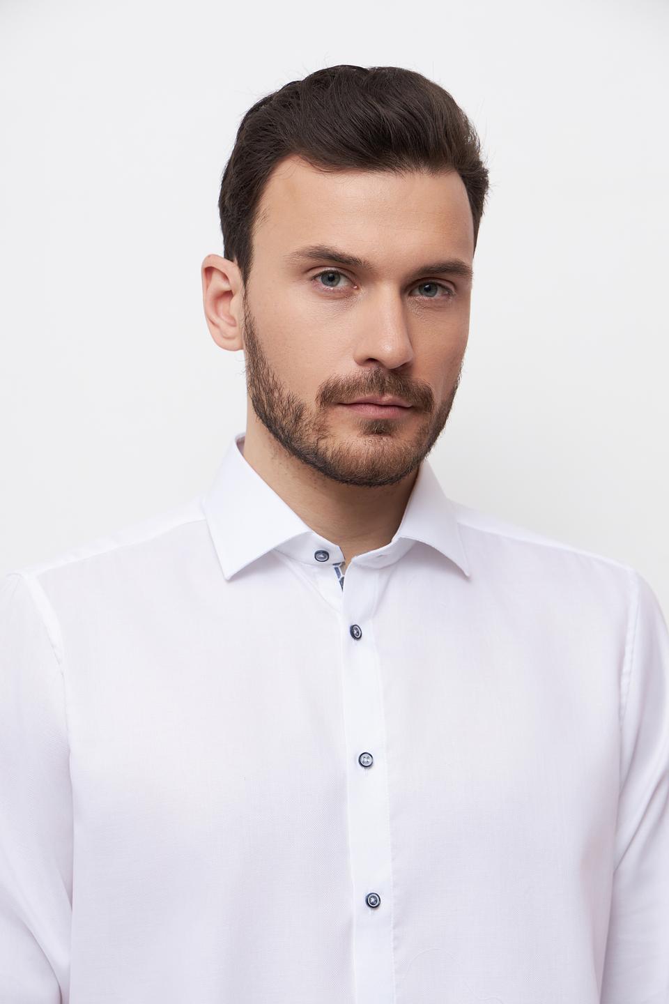 Рубашка Venti Slim Fit белая