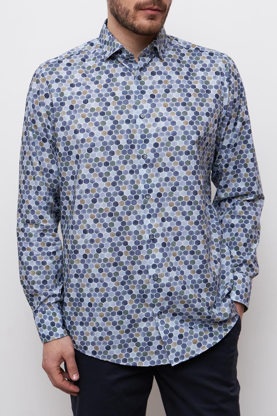 Рубашка Venti с геометрическим принтом