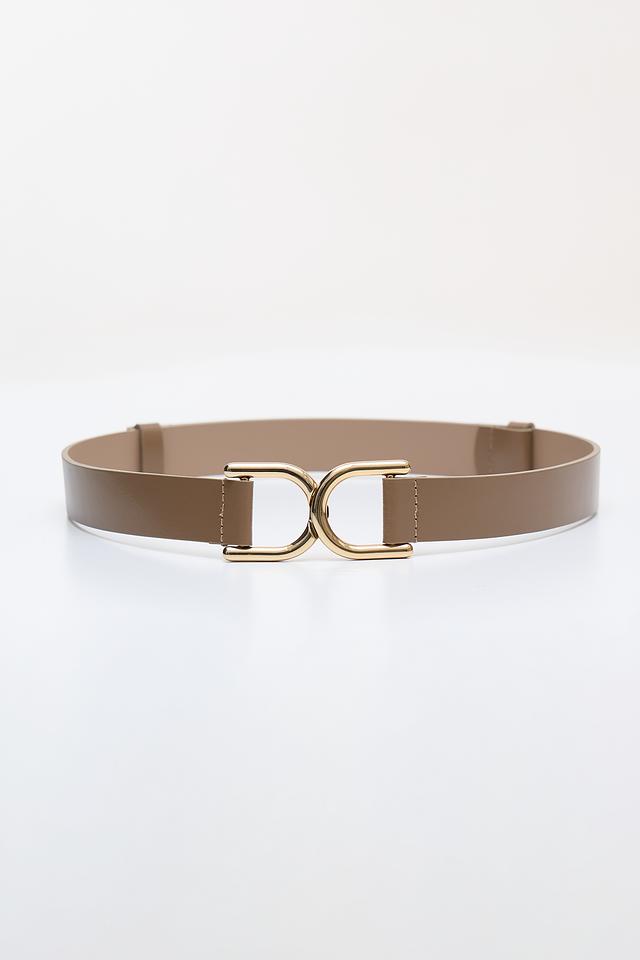 Ремень Penny Black с золотой пряжкой