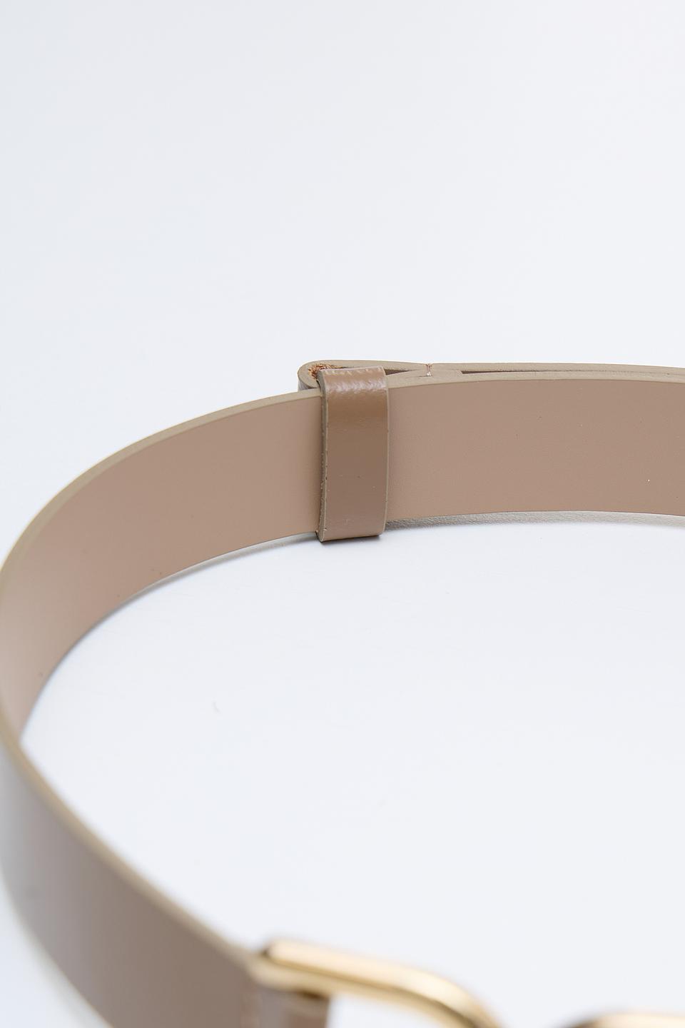 Ремень Penny Black с золотой пряжкой