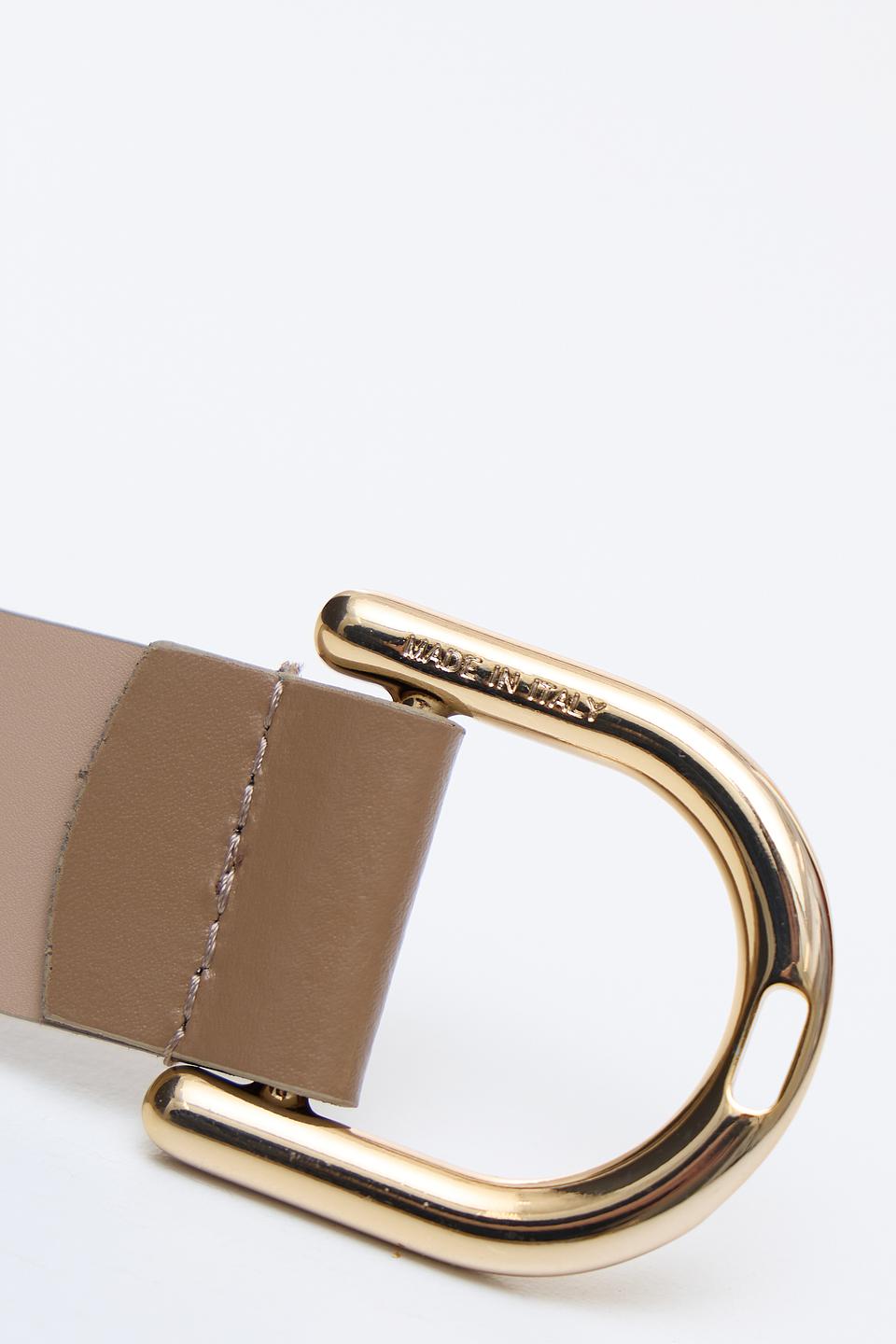 Ремень Penny Black с золотой пряжкой