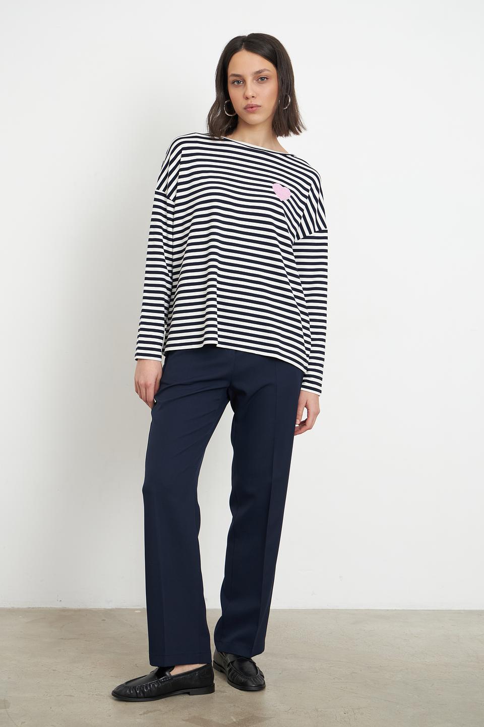 Футболка MORE and MORE в полоску