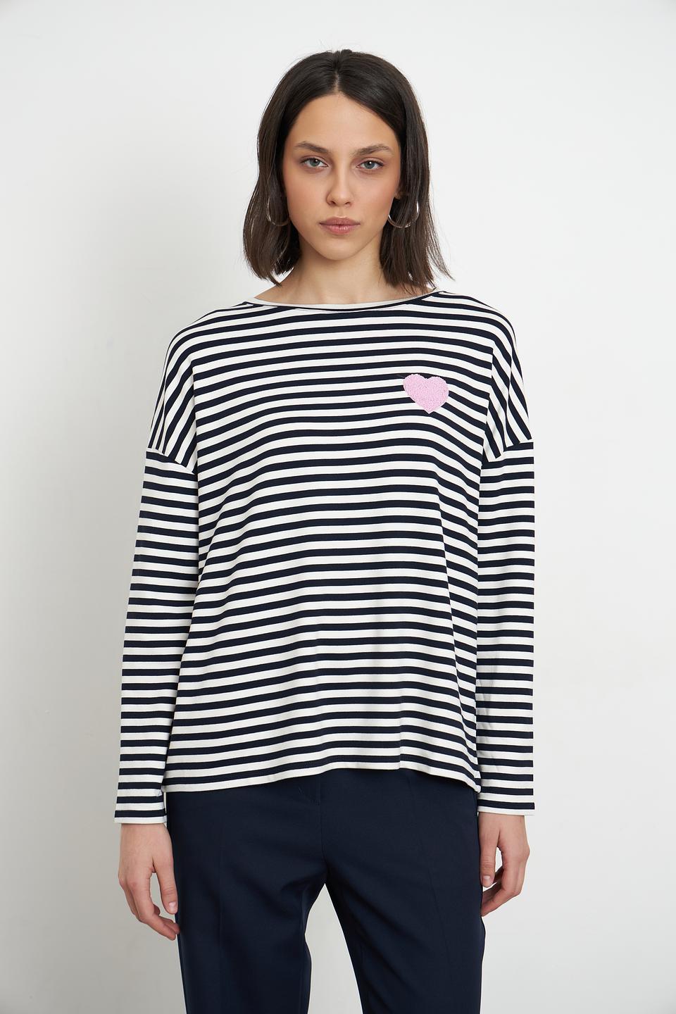 Футболка MORE and MORE в полоску