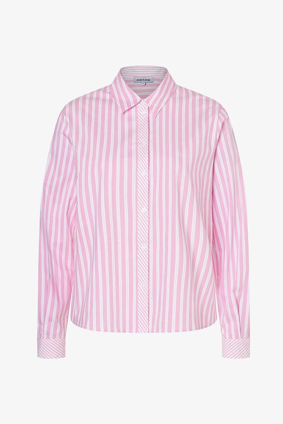 Блуза MORE and MORE в розовую полоску