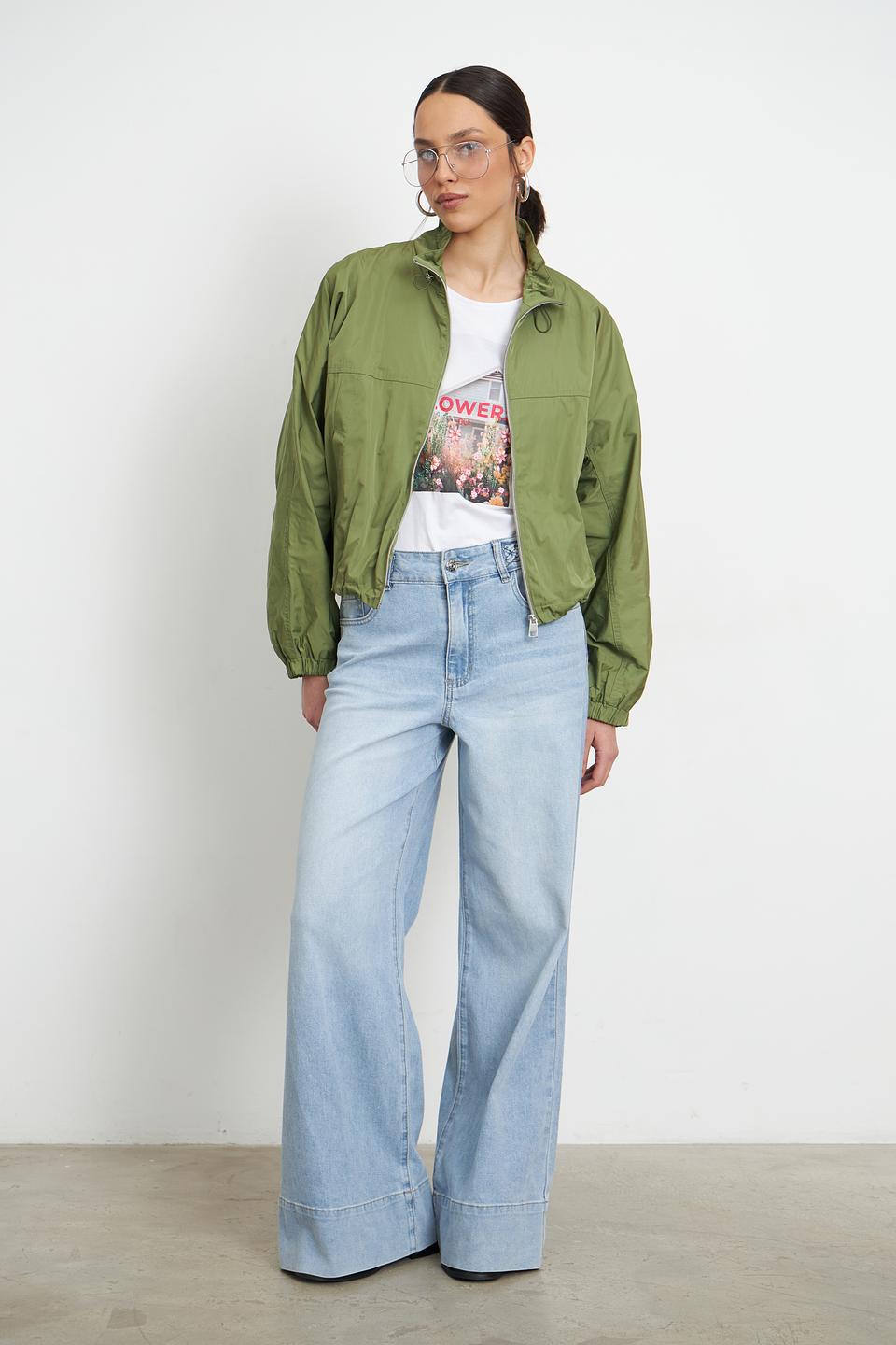 Куртка MORE and MORE оверсайз оливковая