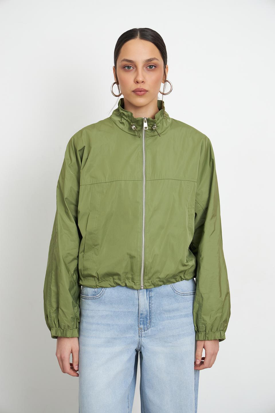 Куртка MORE and MORE оверсайз оливковая
