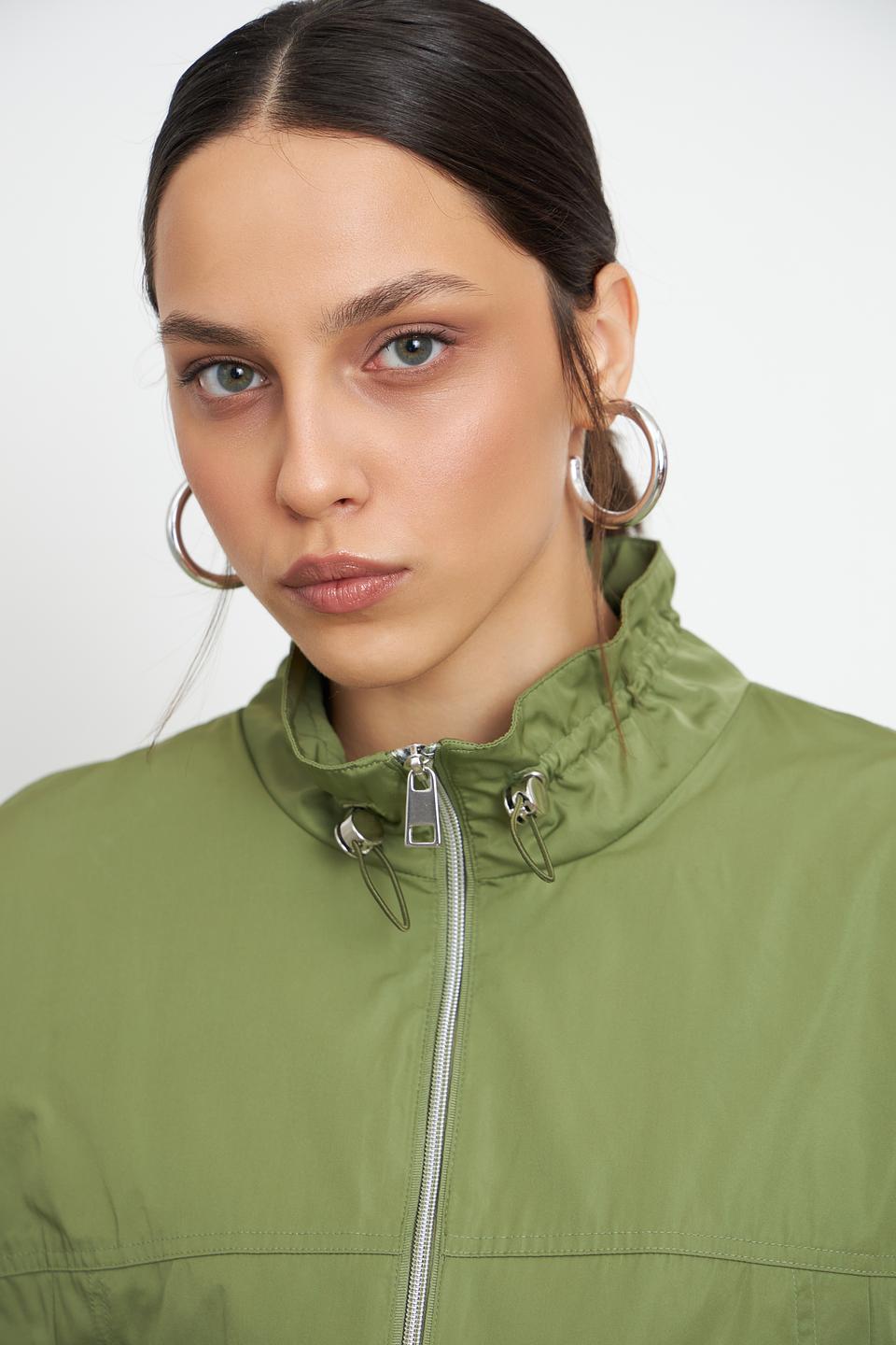 Куртка MORE and MORE оверсайз оливковая