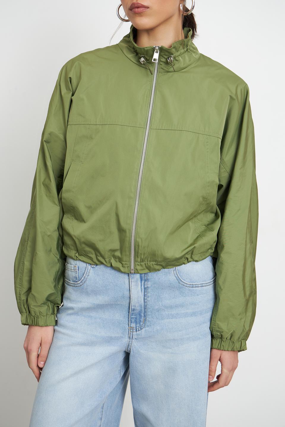 Куртка MORE and MORE оверсайз оливковая