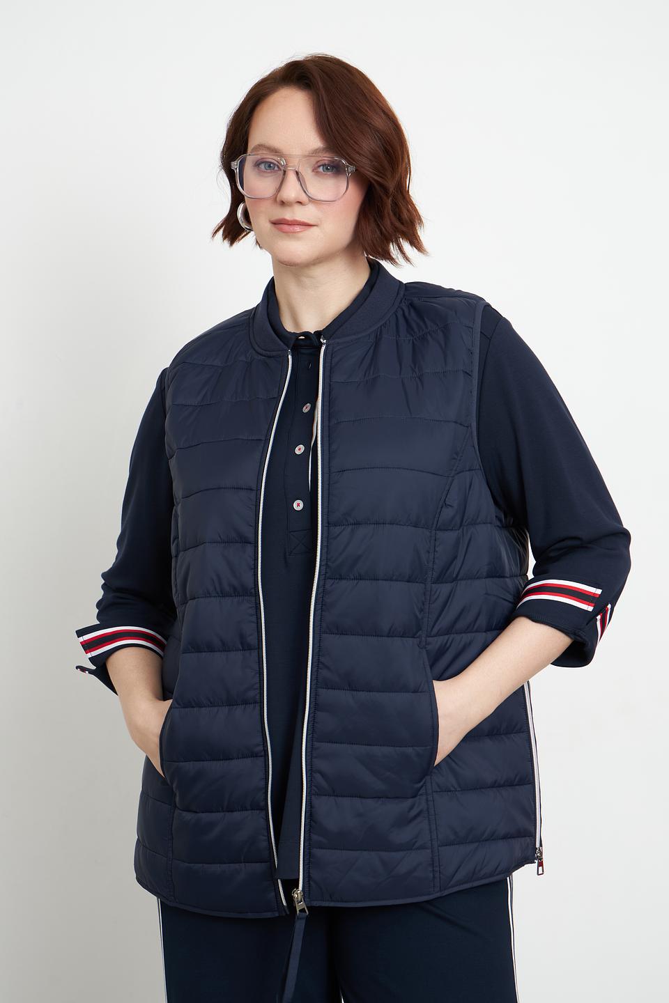 Жилет стеганый Via Appia темно-синий