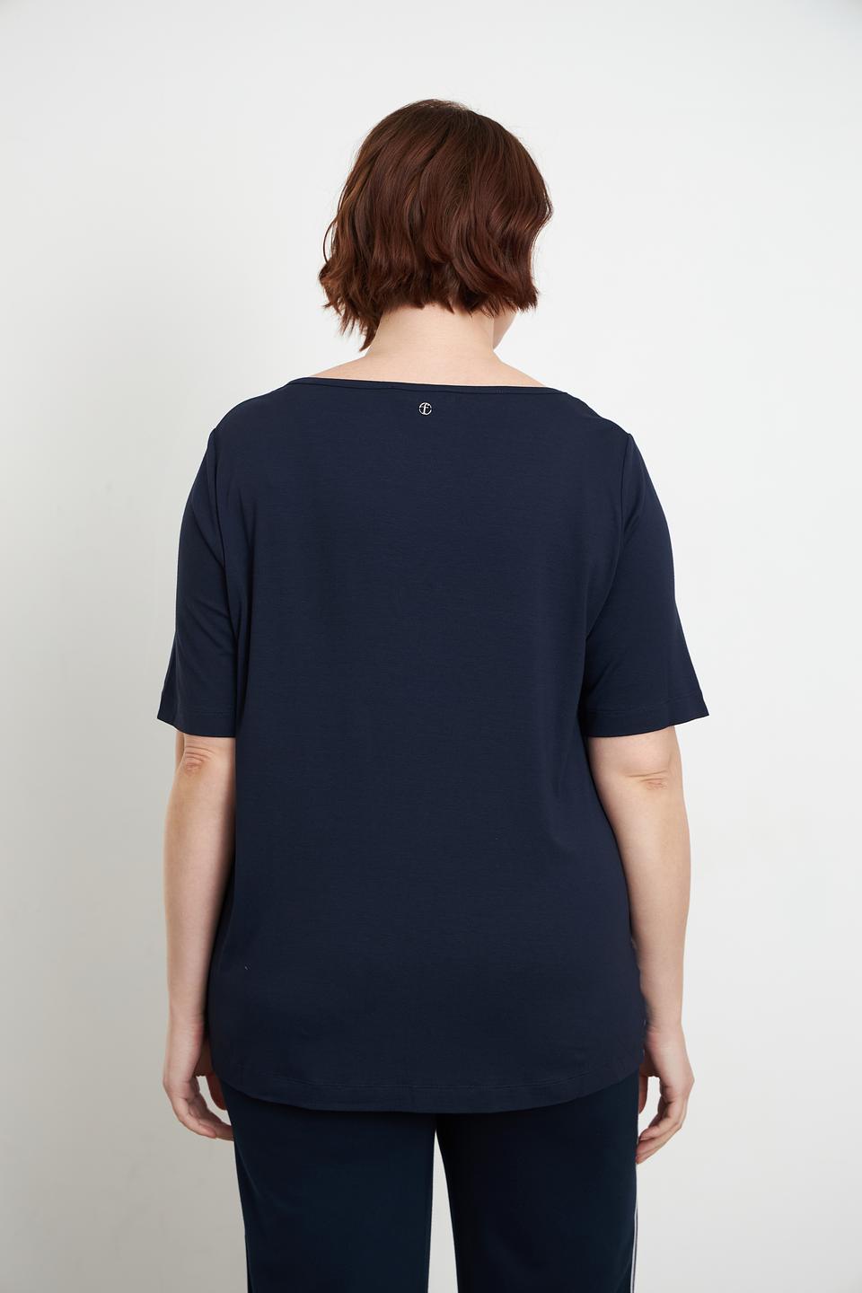 Футболка Frapp с завязкой синяя