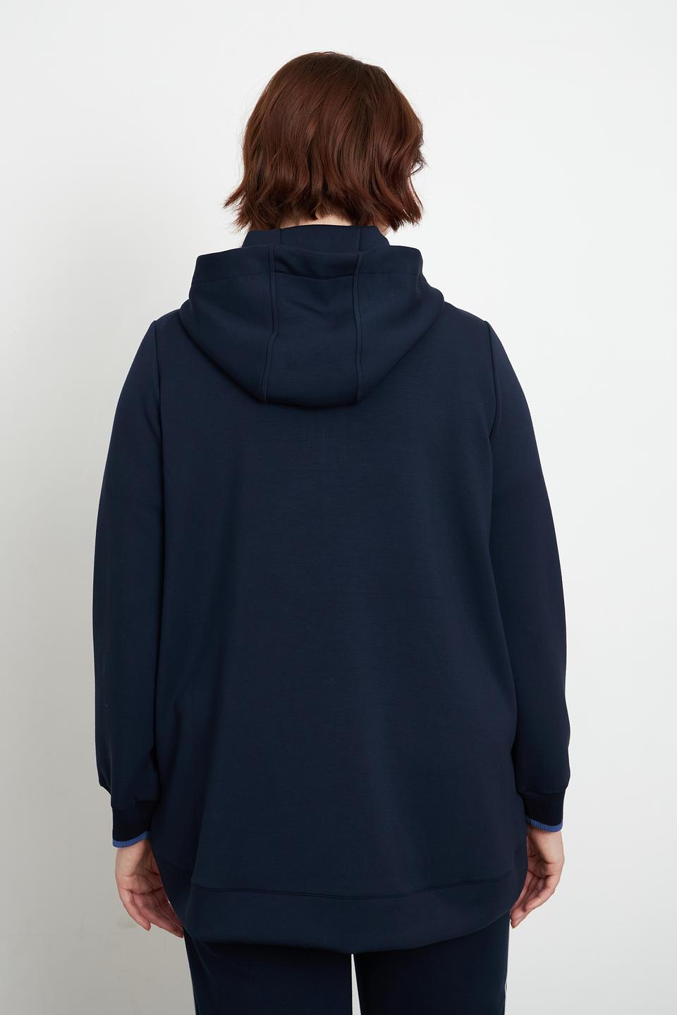 Жакет Frapp с капюшоном темно-синий