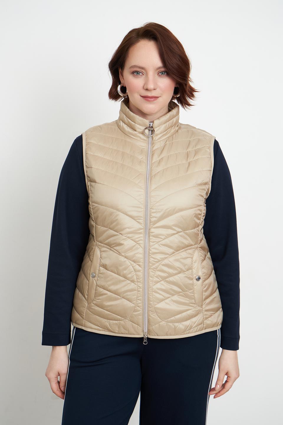 Жилет стеганый Betty Barclay бежевый