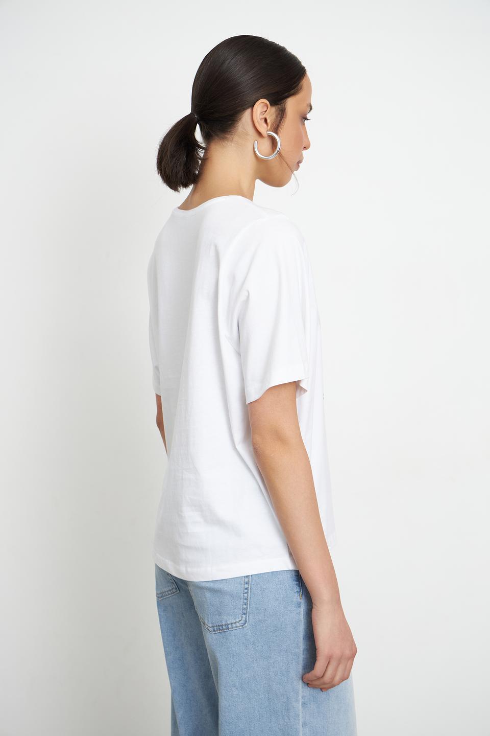 Футболка Oui с цветочным принтом