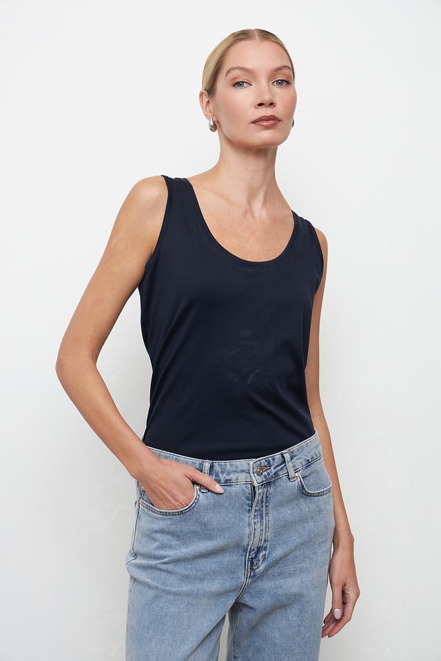 Топ женский Clarina базовый чёрный