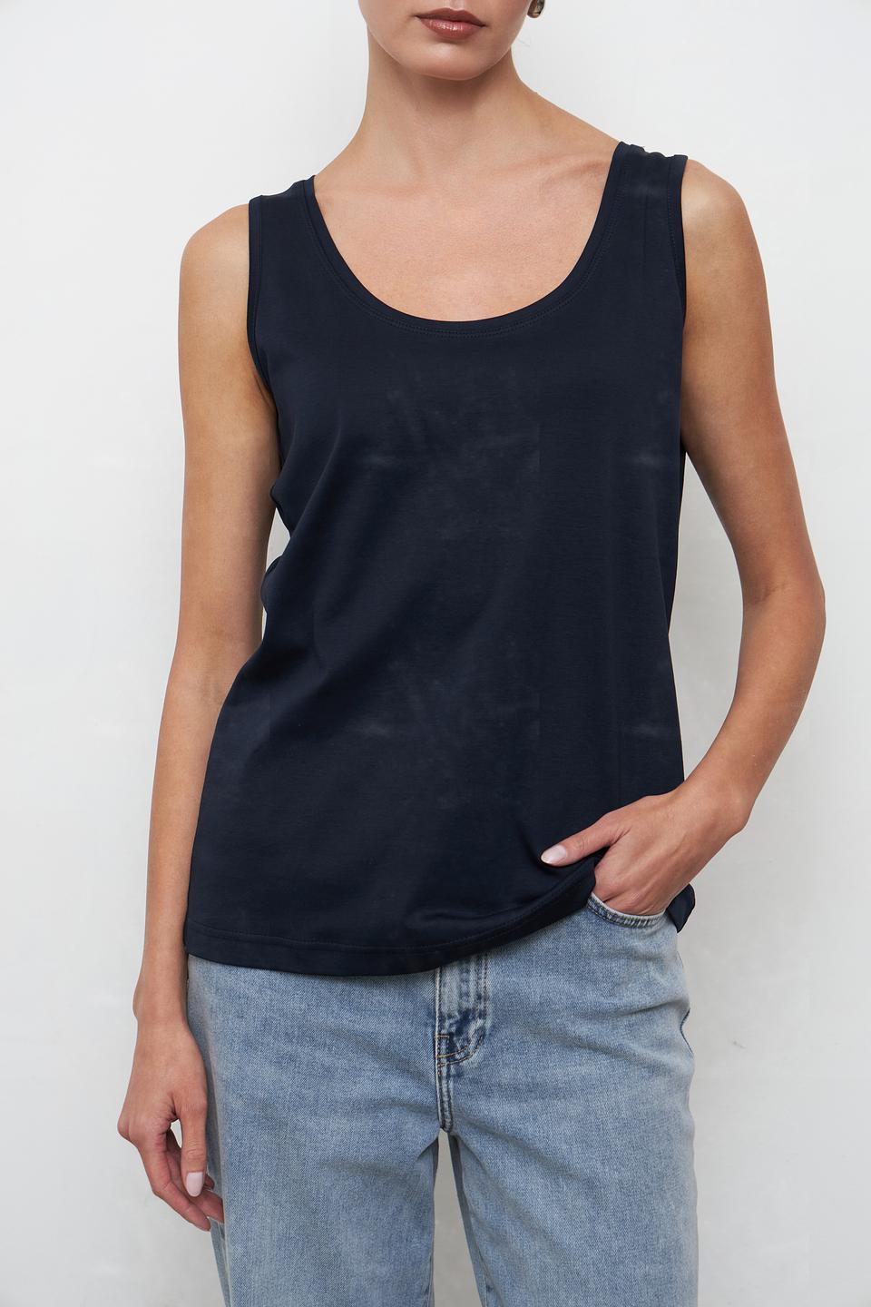 Топ женский Clarina базовый чёрный