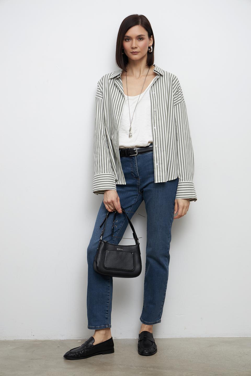 Блуза в полоску Betty and Co