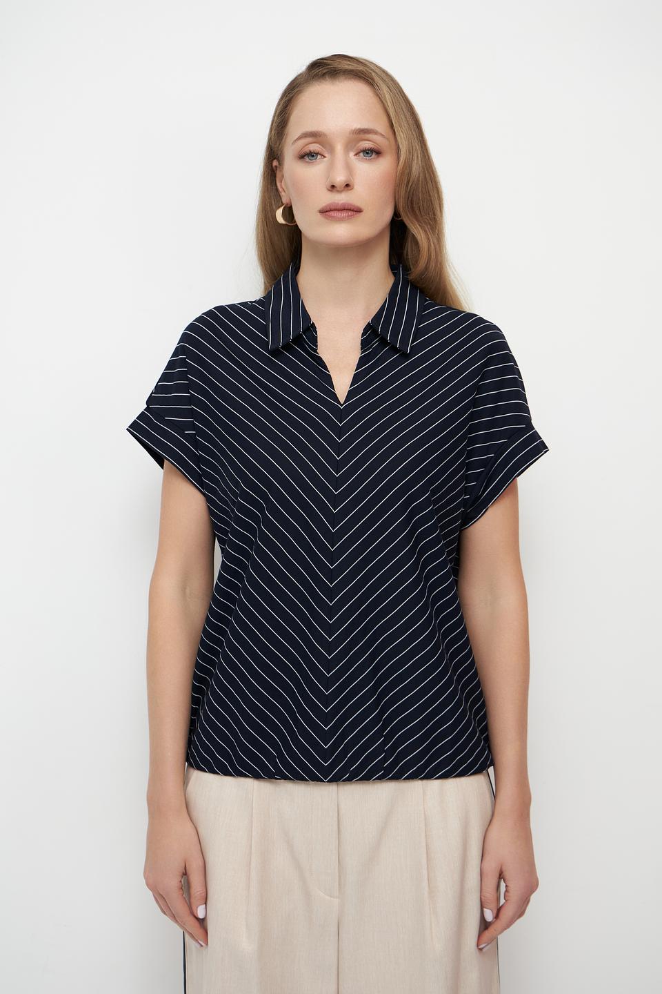 Поло Lebek в полоску