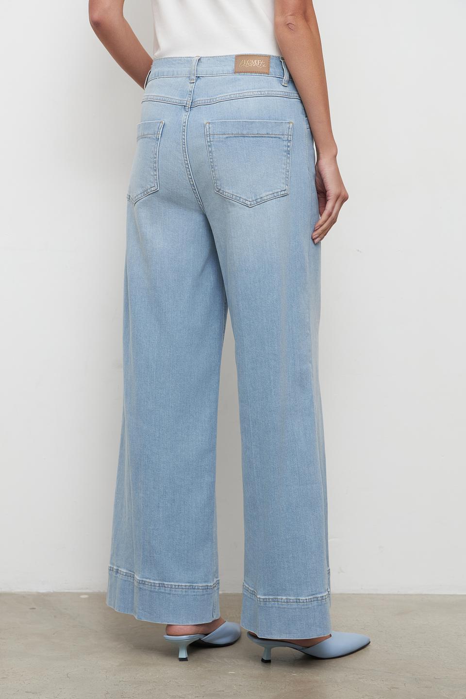 Джинсы Lecomte клеш голубой