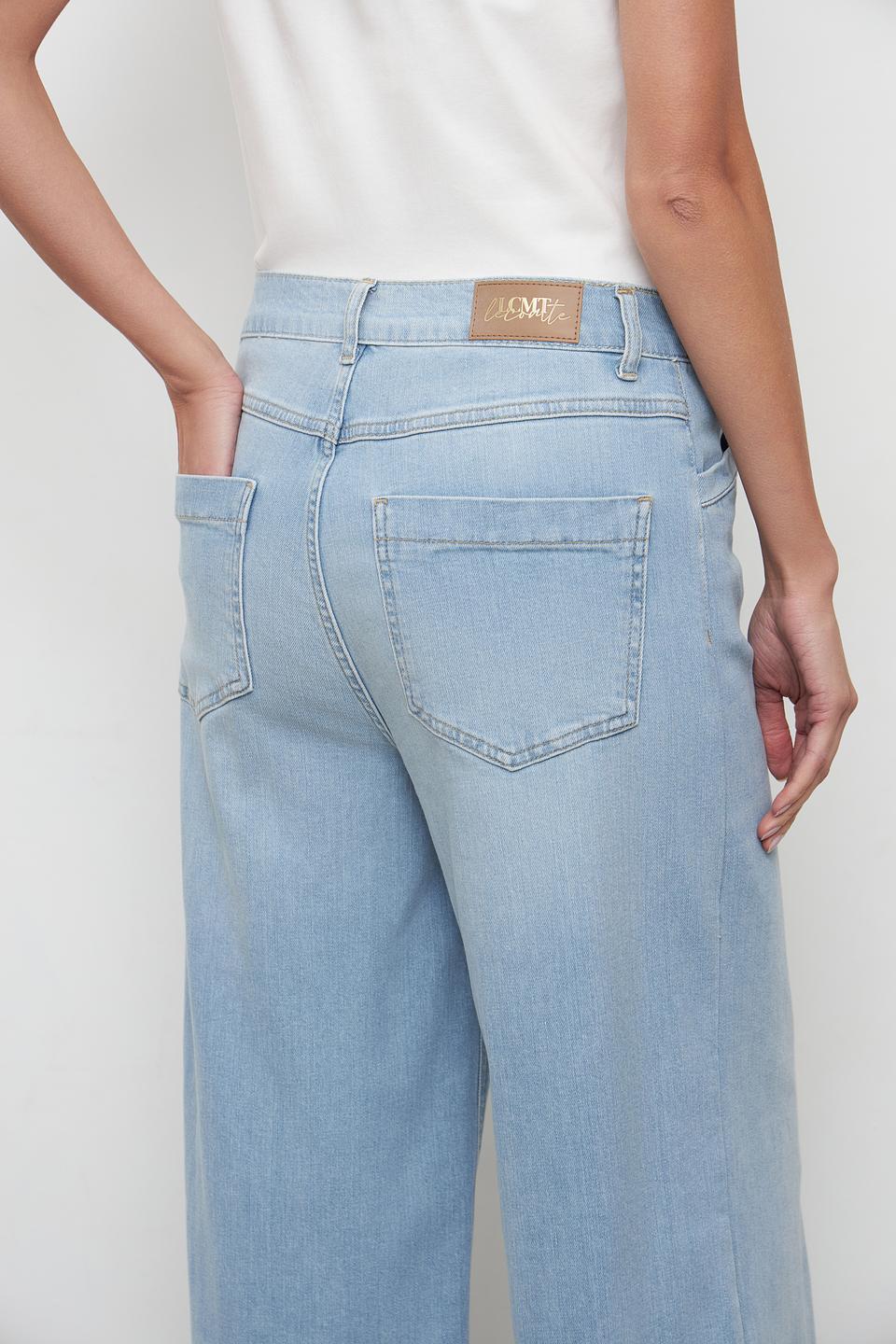 Джинсы Lecomte клеш голубой