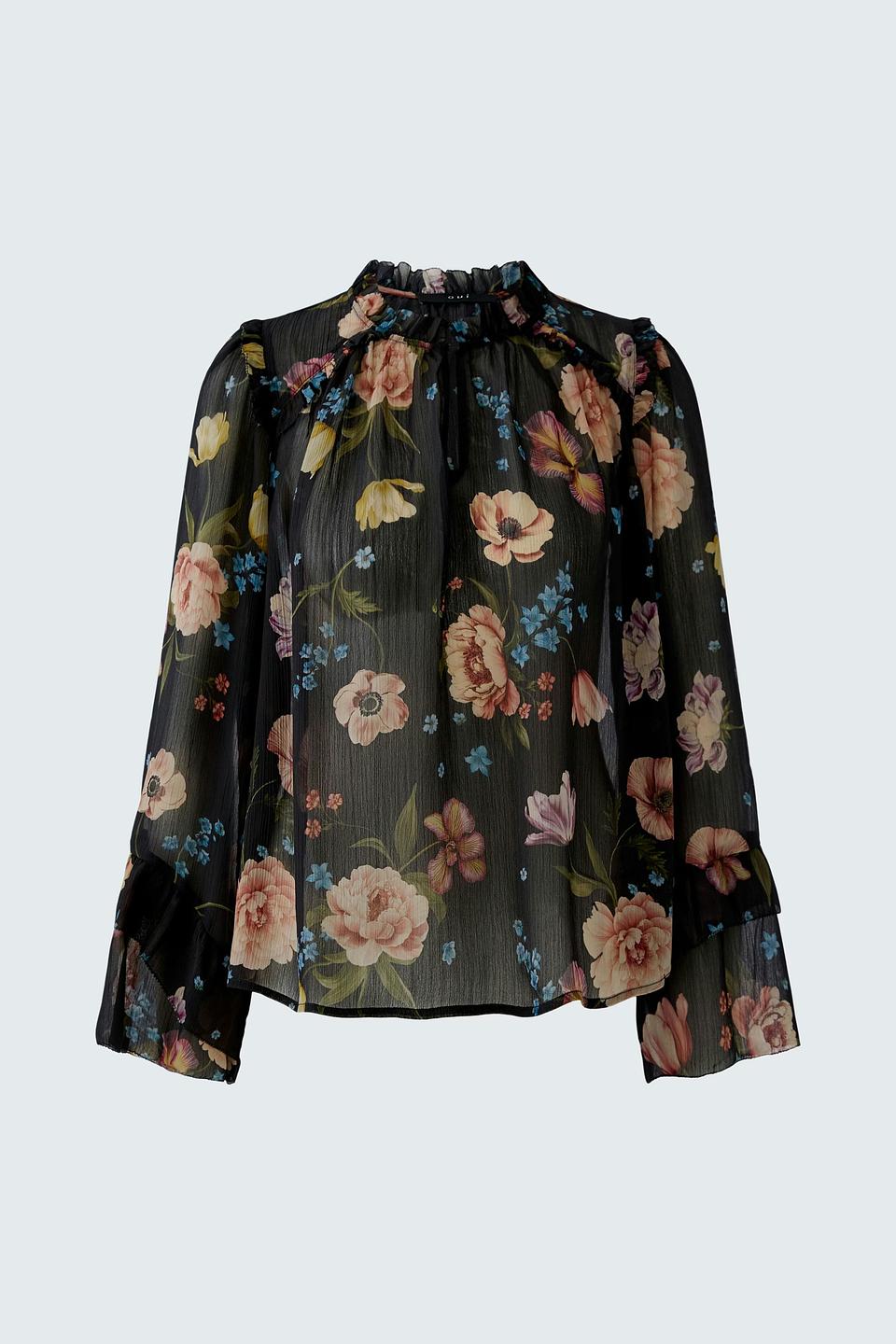 Блуза Oui с цветочным принтом