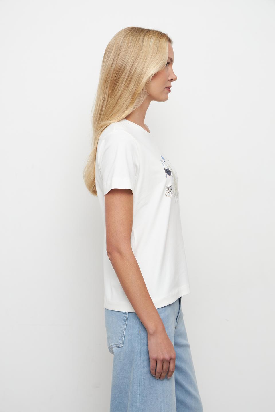 Футболка Betty and Co с принтом Париж