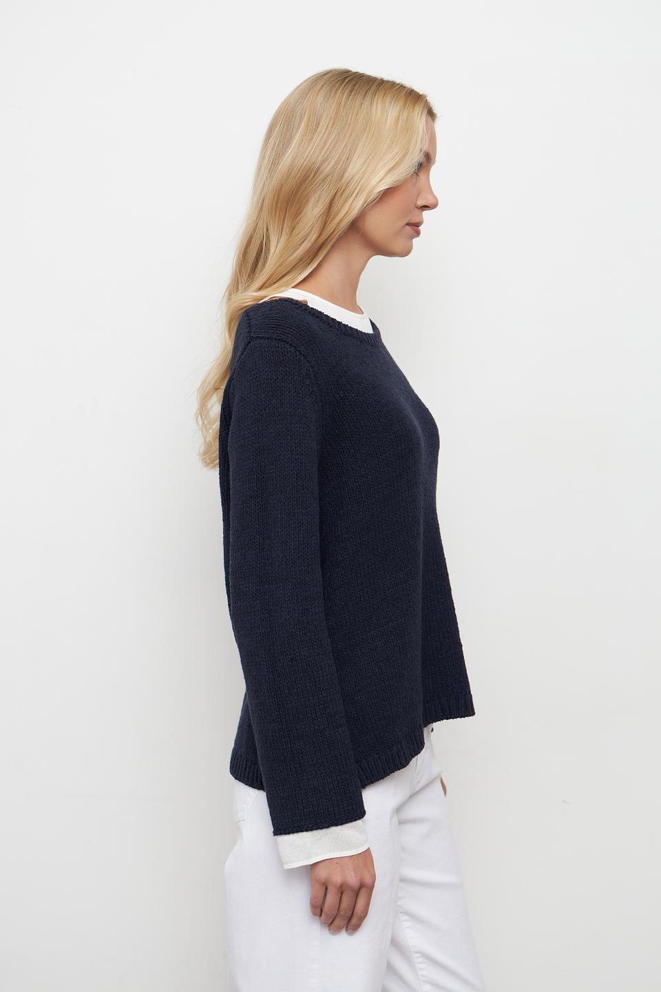 Пуловер Monari тёмно-синий