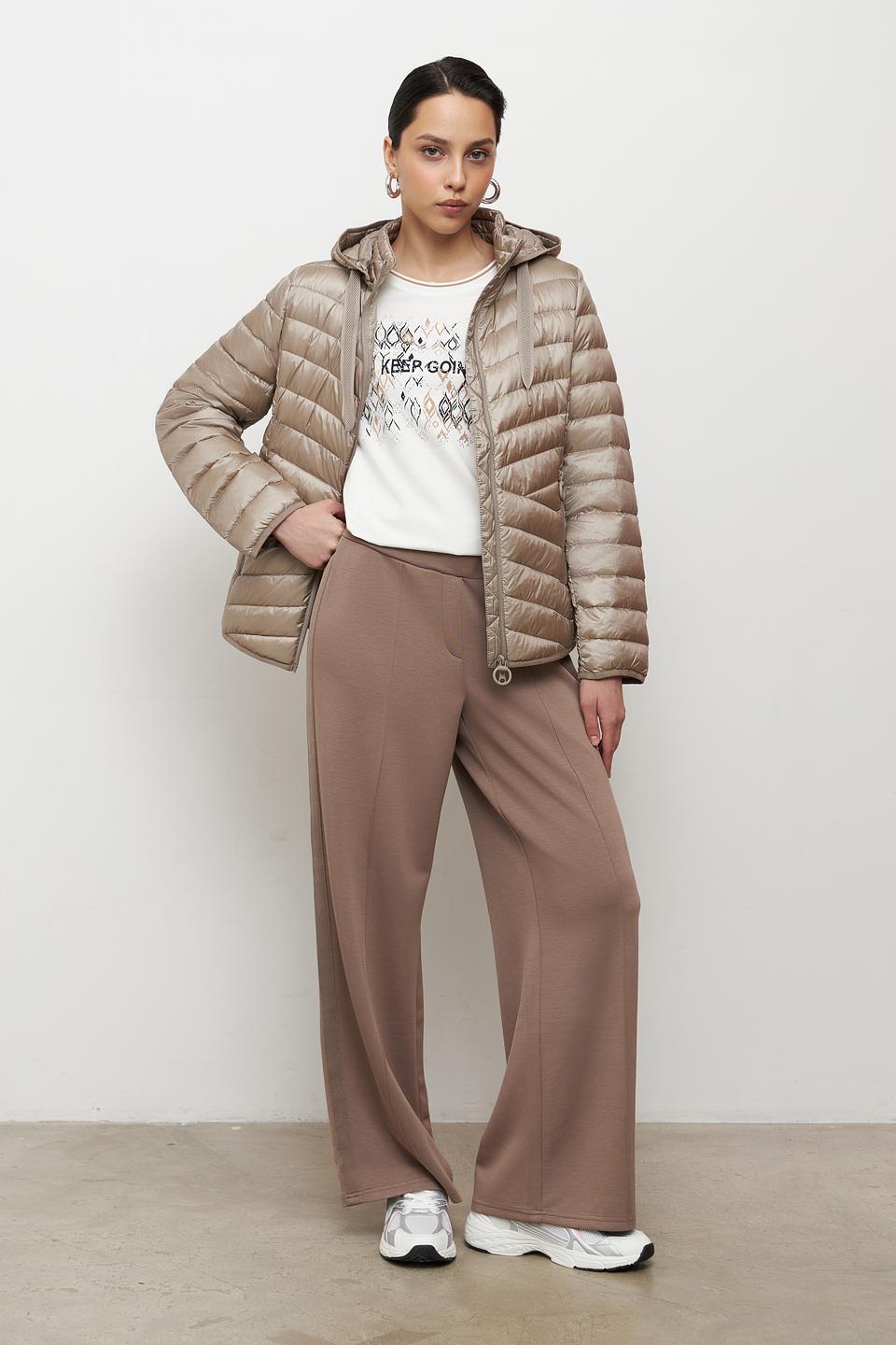 Брюки Broadway палаццо коричневые