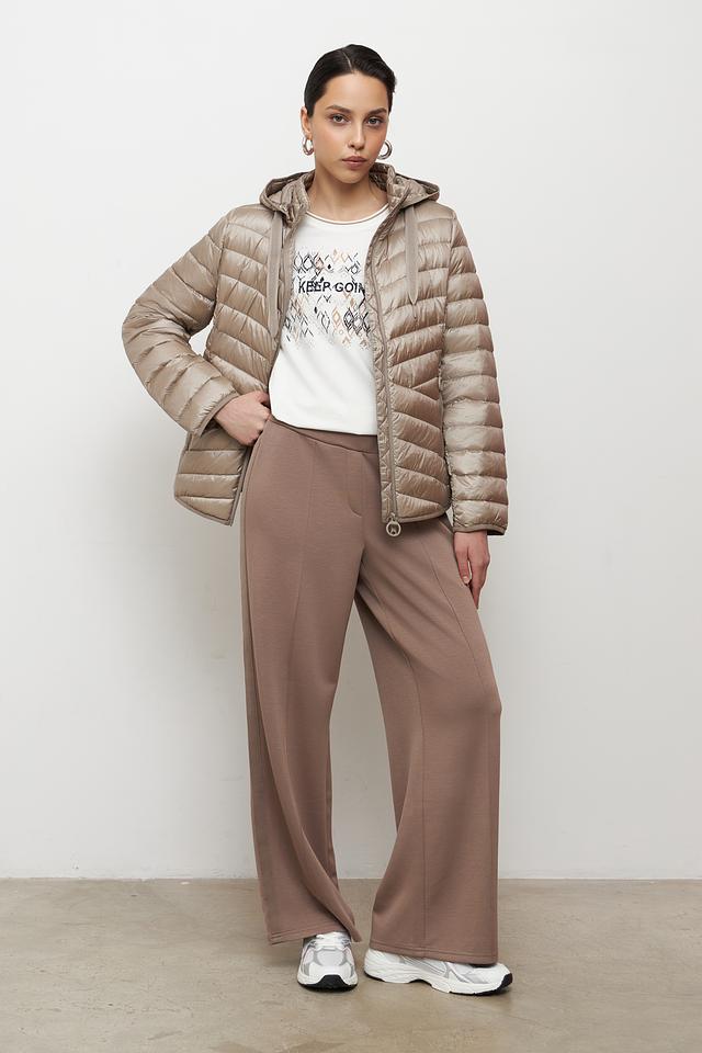 Брюки Broadway палаццо коричневые