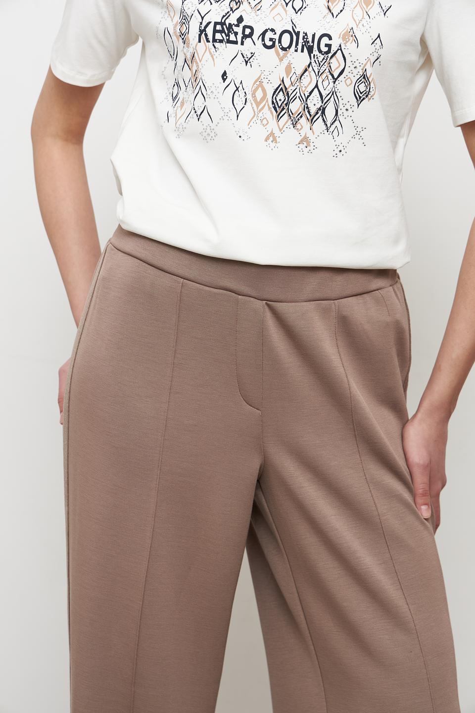Брюки Broadway палаццо коричневые