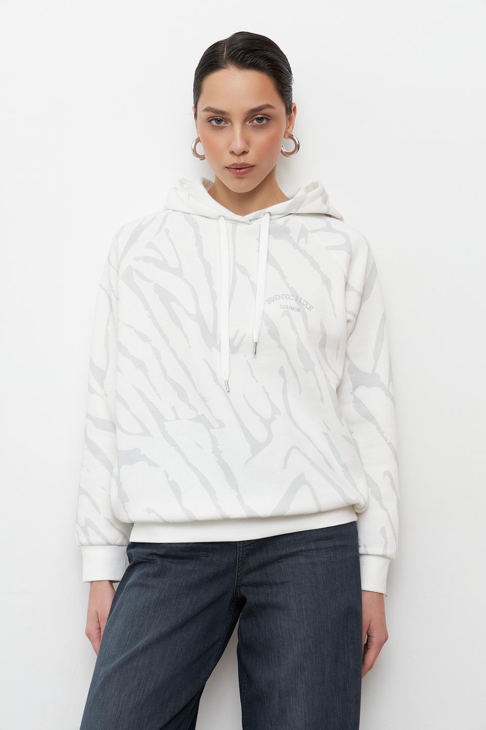 Пуловер Broadway с принтом зебра