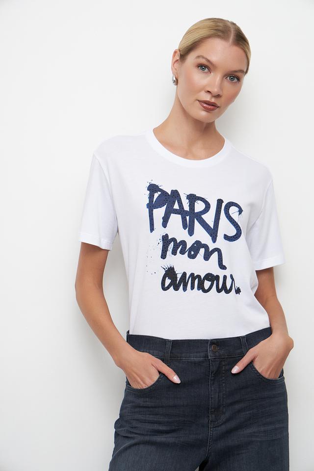 Футболка Catnoir Paris mon amour белая