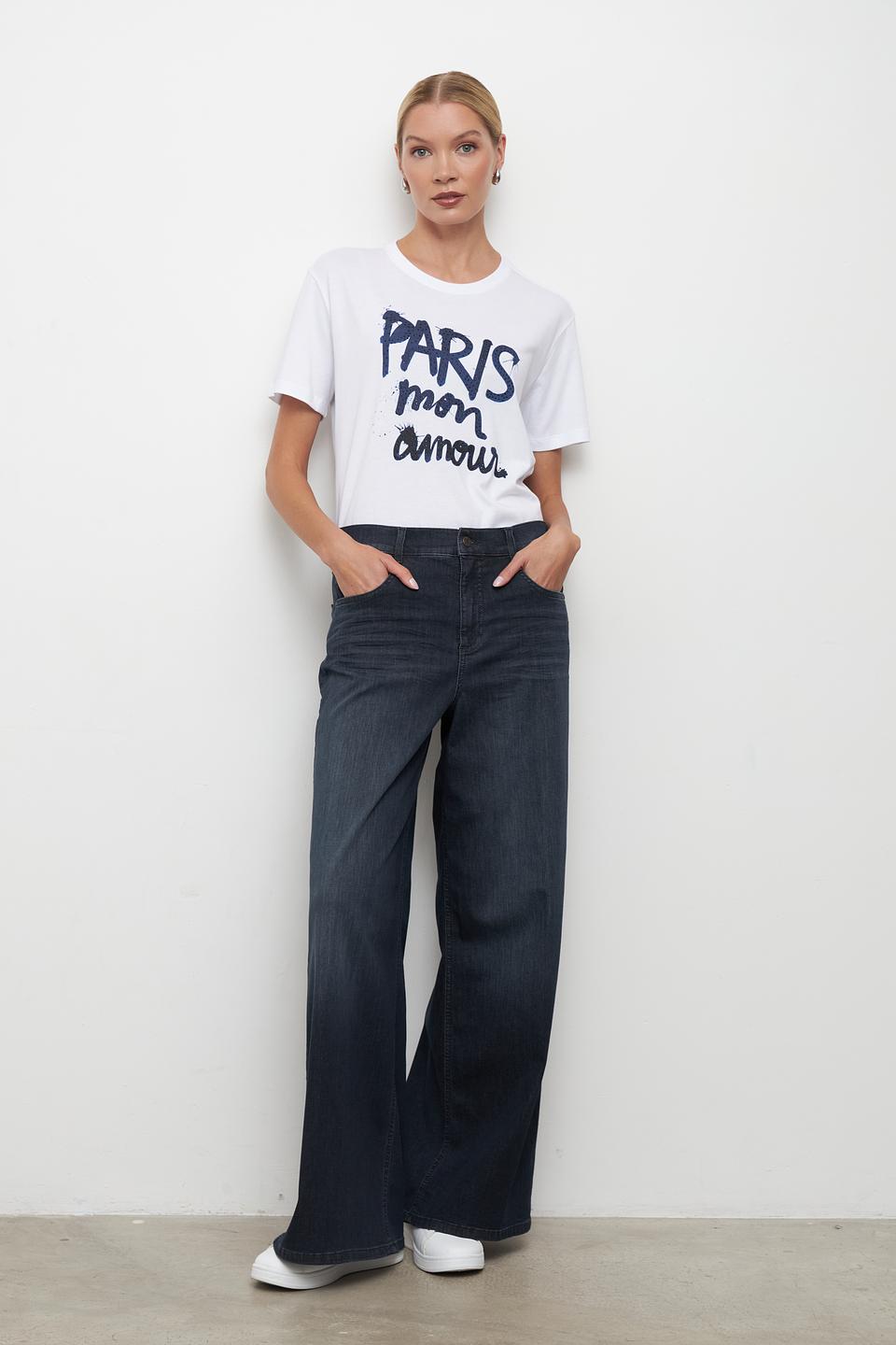 Футболка Catnoir Paris mon amour белая