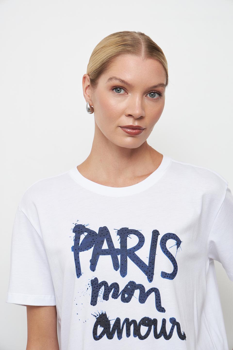 Футболка Catnoir Paris mon amour белая