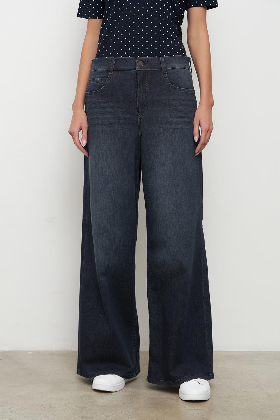 Джинсы клеш Angels тёмно-синие