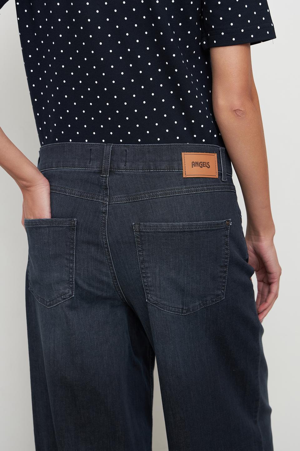 Джинсы клеш Angels тёмно-синие