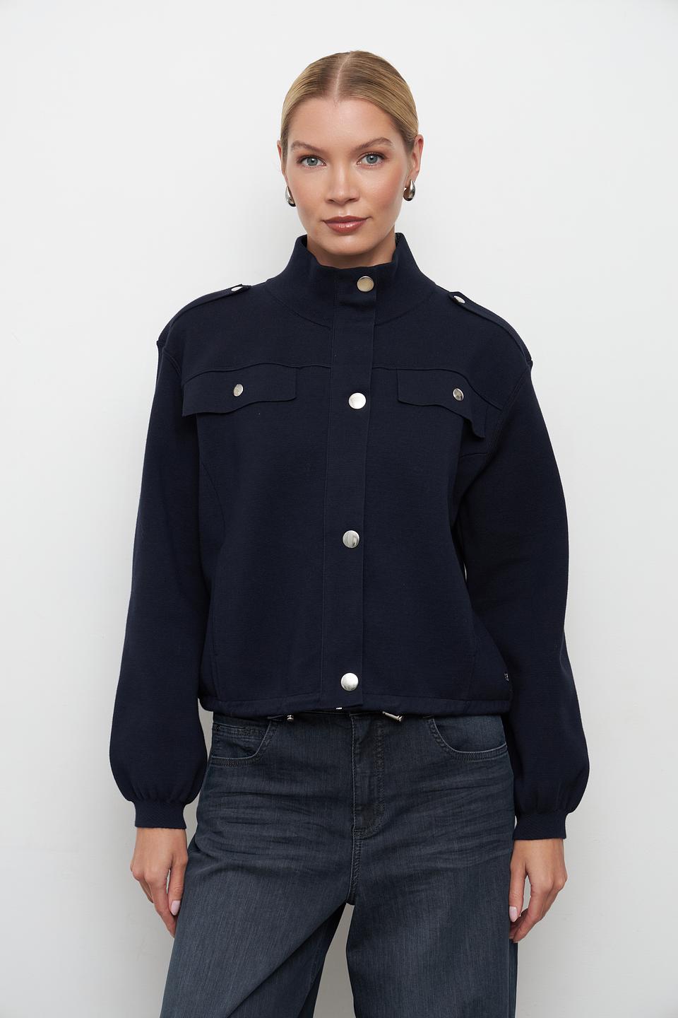 Жакет Monari приталенный тёмно-синий