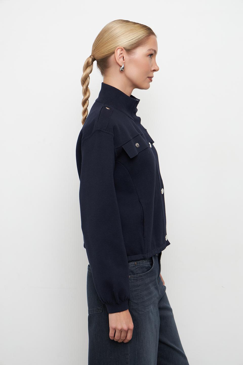 Жакет Monari приталенный тёмно-синий