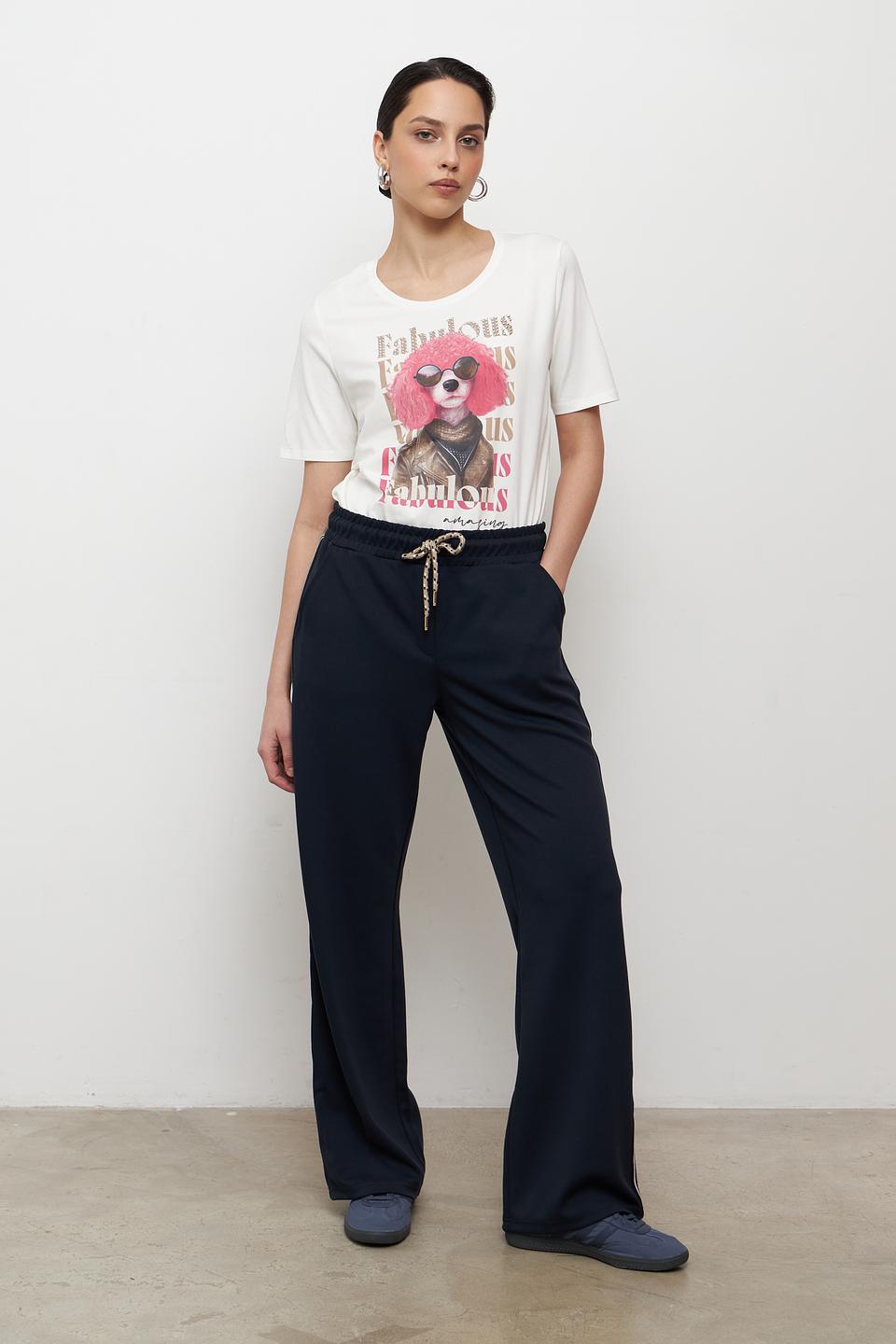 Футболка Betty Barclay с принтом собаки