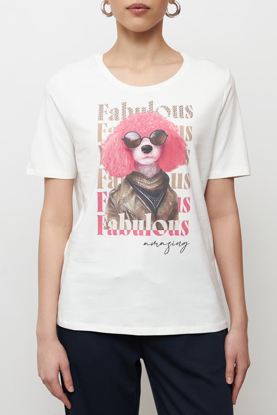 Футболка Betty Barclay с принтом собаки