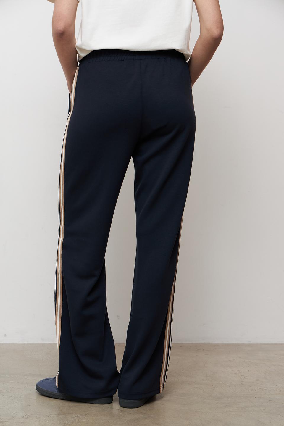 Брюки Betty Barclay с полосками темно-синие