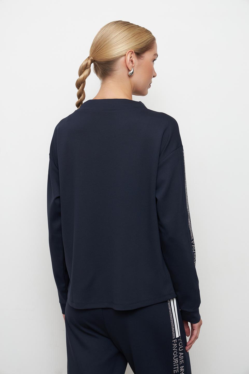 Пуловер Betty Barclay с полосками тёмно-синий