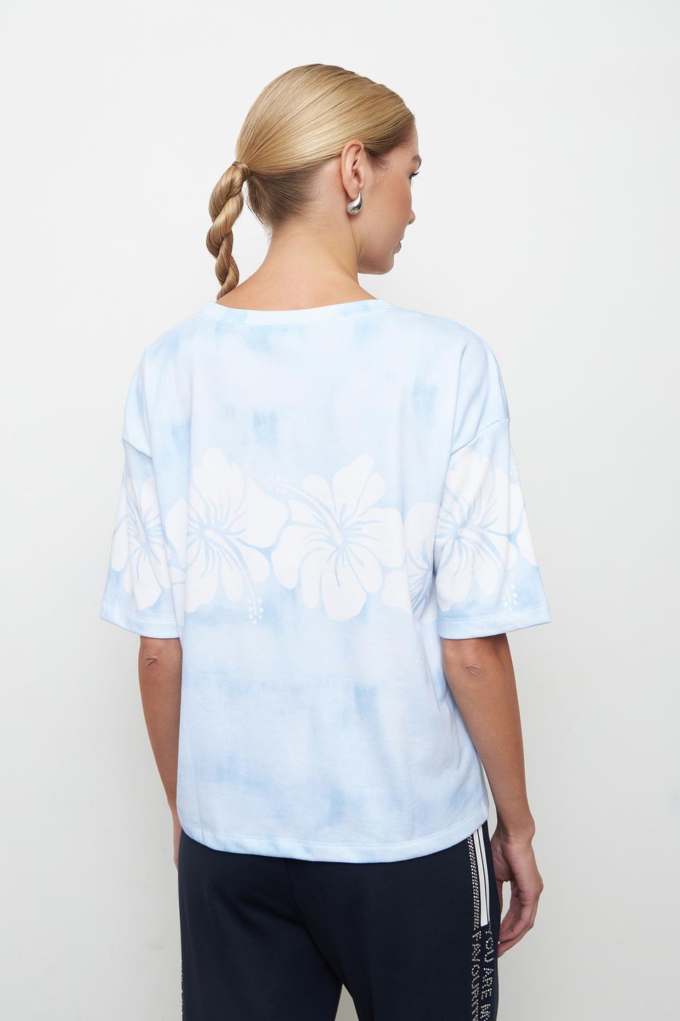 Футболка Pezzo с принтом цветов