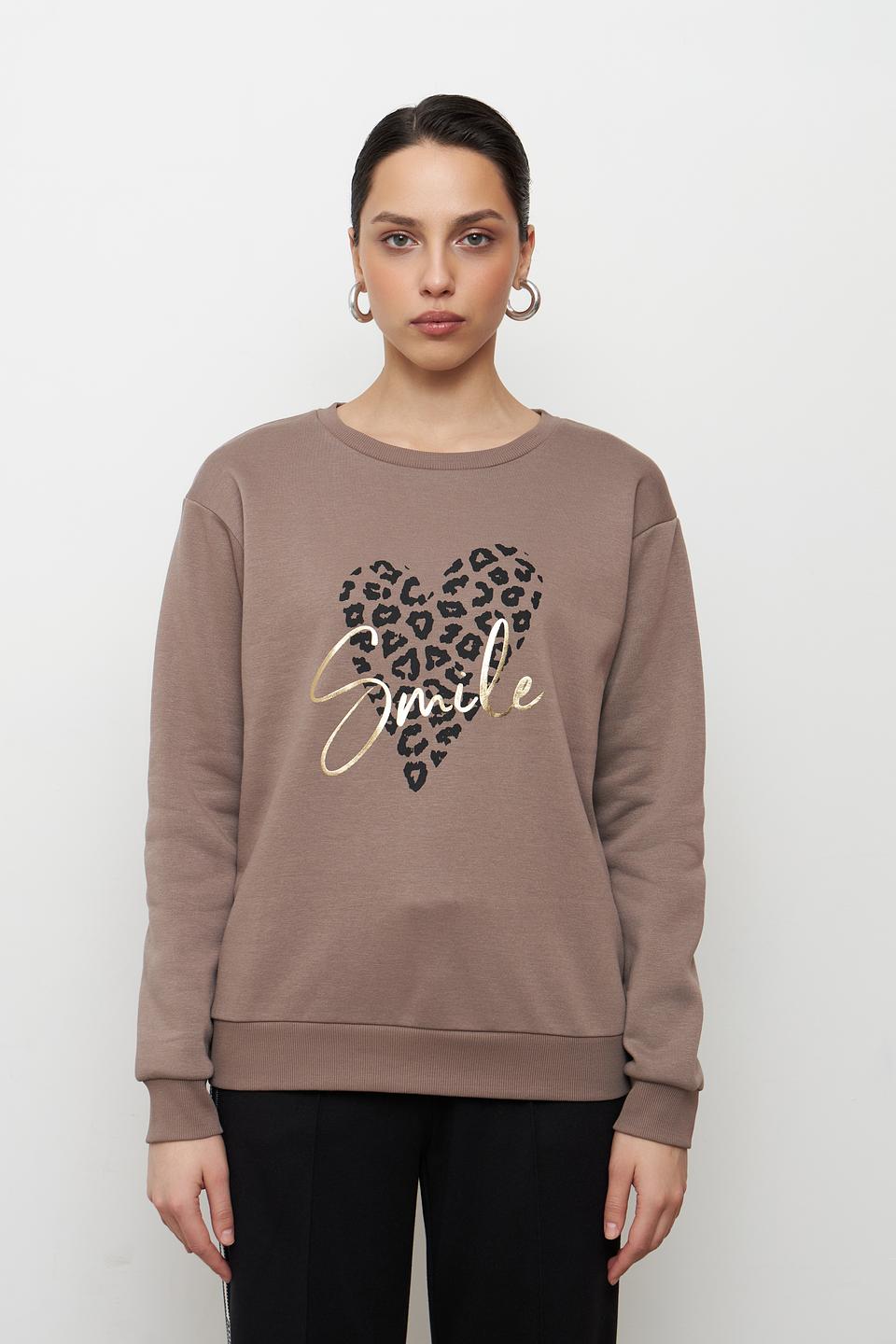 Пуловер Broadway с принтом "Smile"